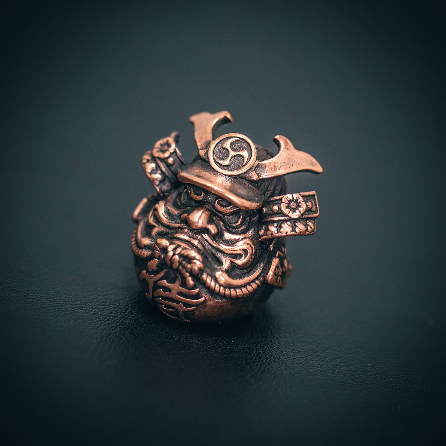 Samurai Daruma Paracord Bead for Knife, lanyard Pendants,custom beads,550 Paracord, Bracelet beads, and EDC Gears, ShadowEDC DIY Outdoor Survival Tool Accessories