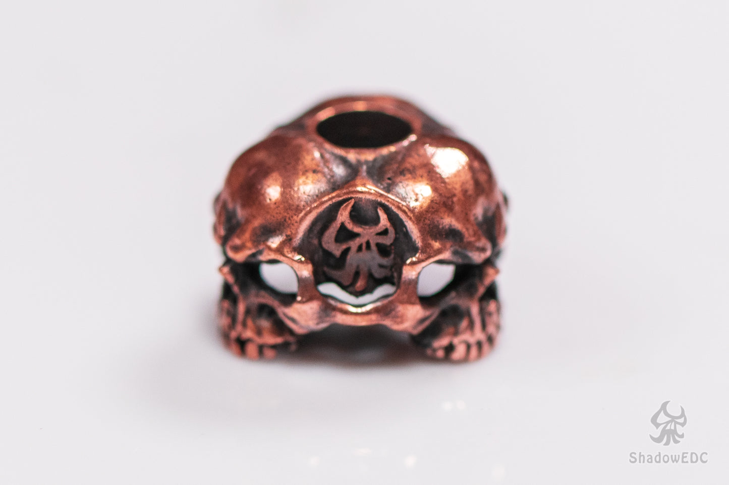 Skull_C Paracord Bead for Knife, lanyard Pendants,custom beads,550 Paracord, Bracelet beads, and EDC Gears, ShadowEDC DIY Outdoor Survival Tool Accessories