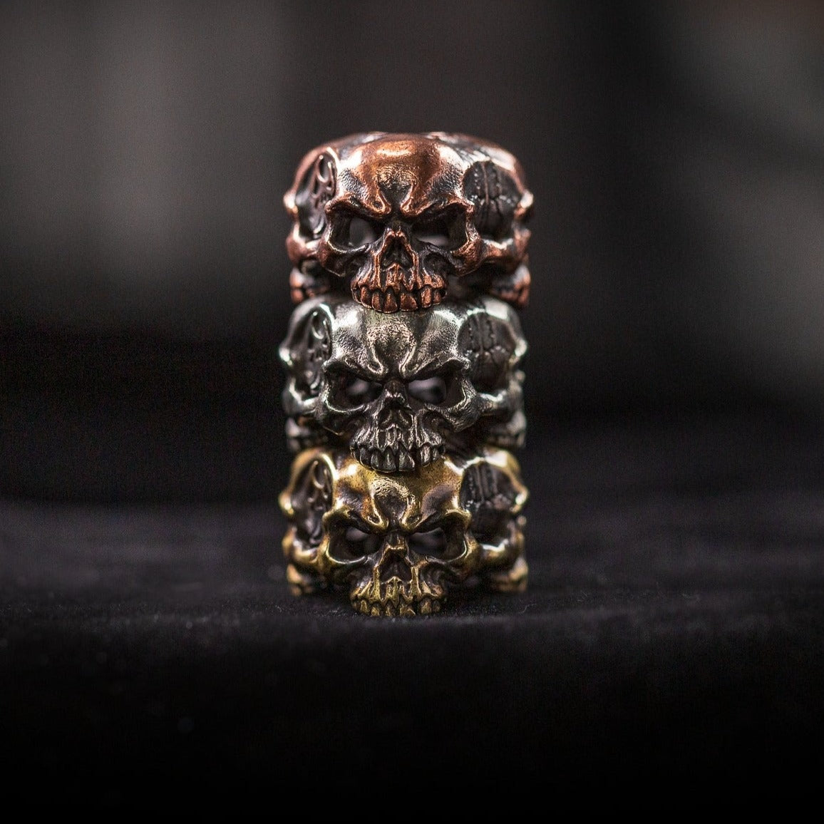 Skull_C Paracord Bead for Knife, lanyard Pendants,custom beads,550 Paracord, Bracelet beads, and EDC Gears, ShadowEDC DIY Outdoor Survival Tool Accessories