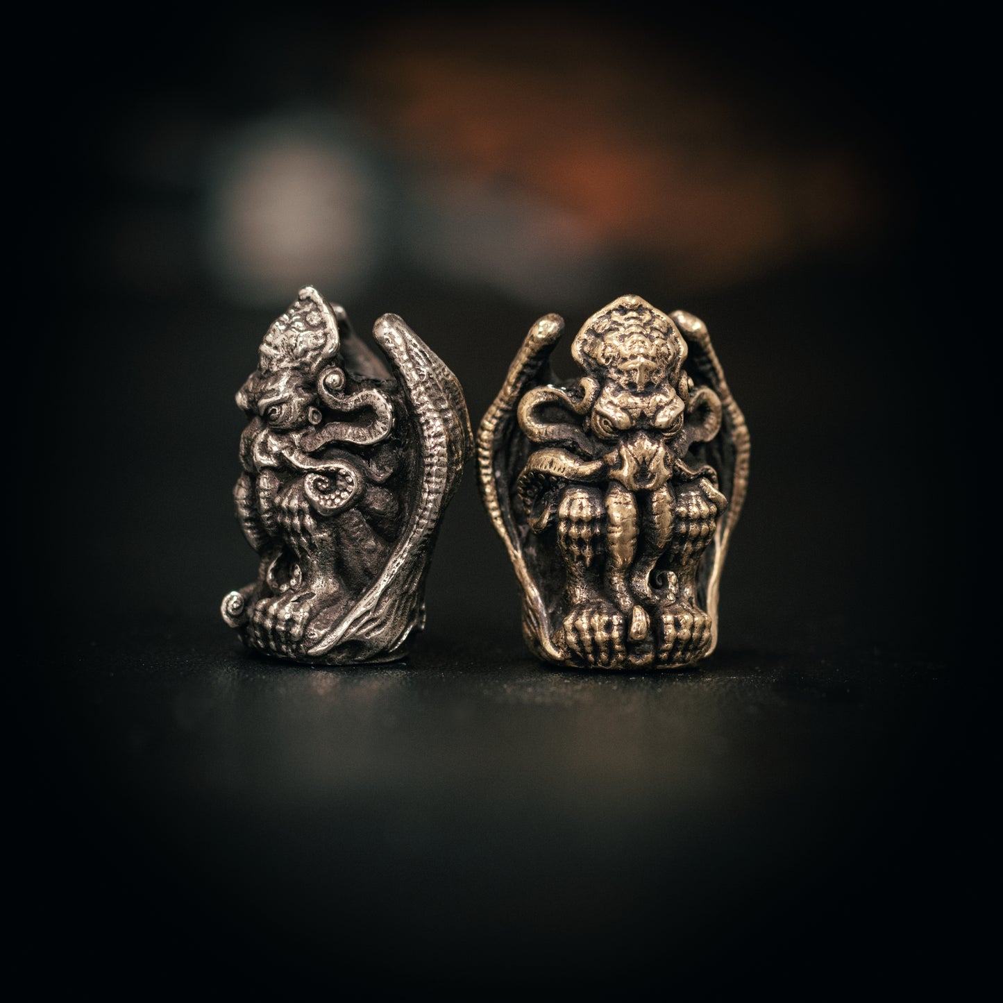 The Myth of Cthulhu Octopus Paracord Bead for Knife, lanyard Pendants,custom beads,550 Paracord, Bracelet beads, and EDC Gears, ShadowEDC DIY Outdoor Survival Tool Accessories