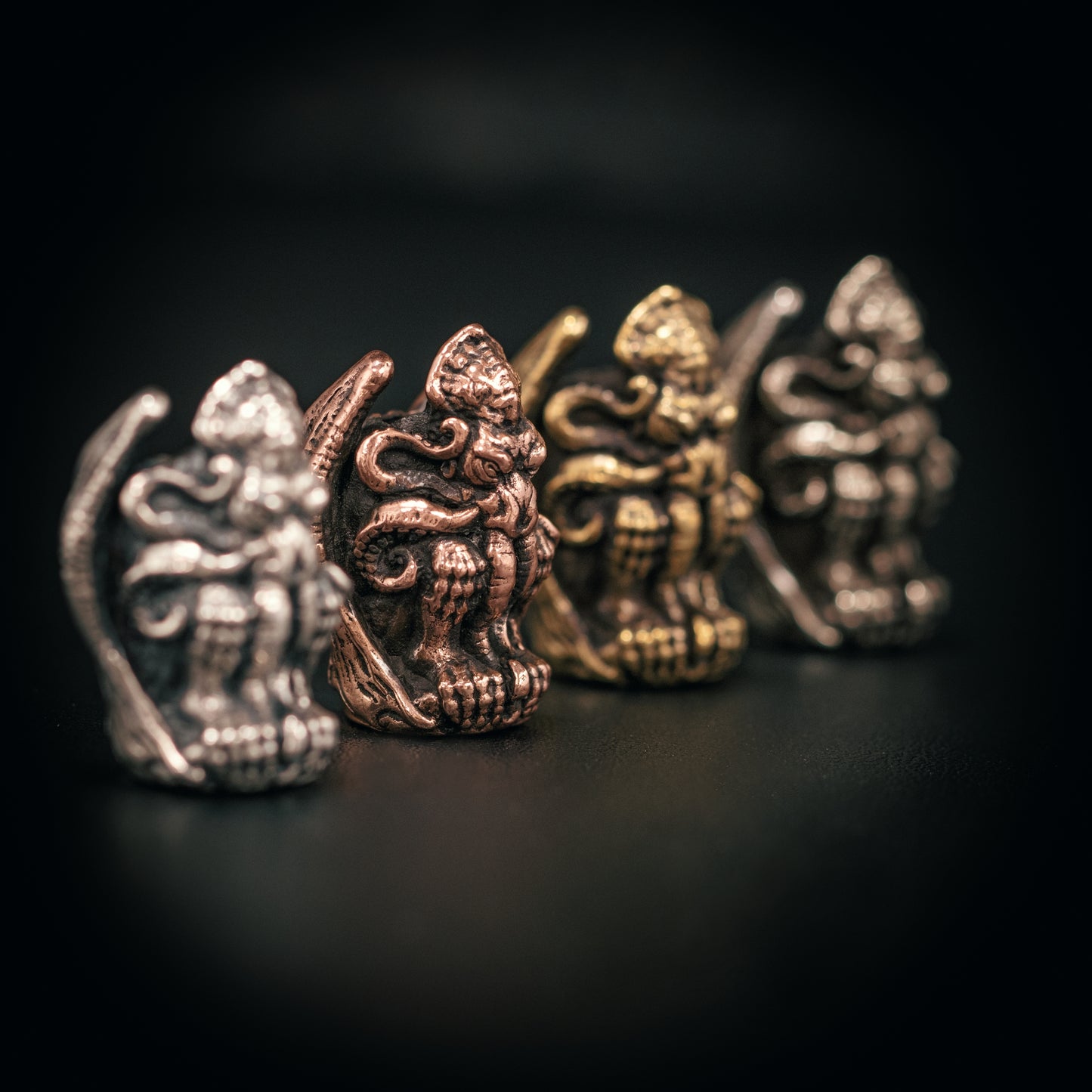 The Myth of Cthulhu Octopus Paracord Bead for Knife, lanyard Pendants,custom beads,550 Paracord, Bracelet beads, and EDC Gears, ShadowEDC DIY Outdoor Survival Tool Accessories