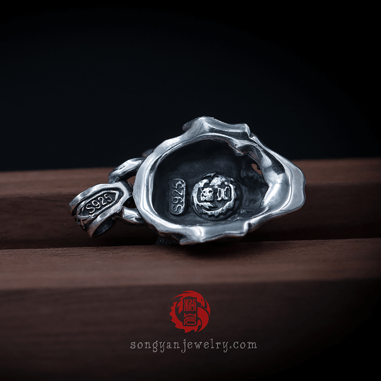 Hannya Silver Pendant