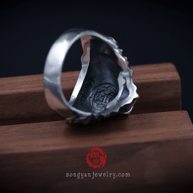 Bear Silver Ring