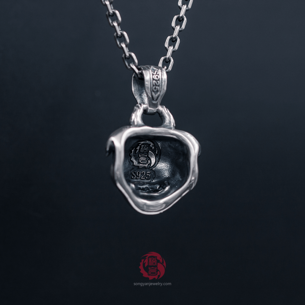 Pug Silver Pendant