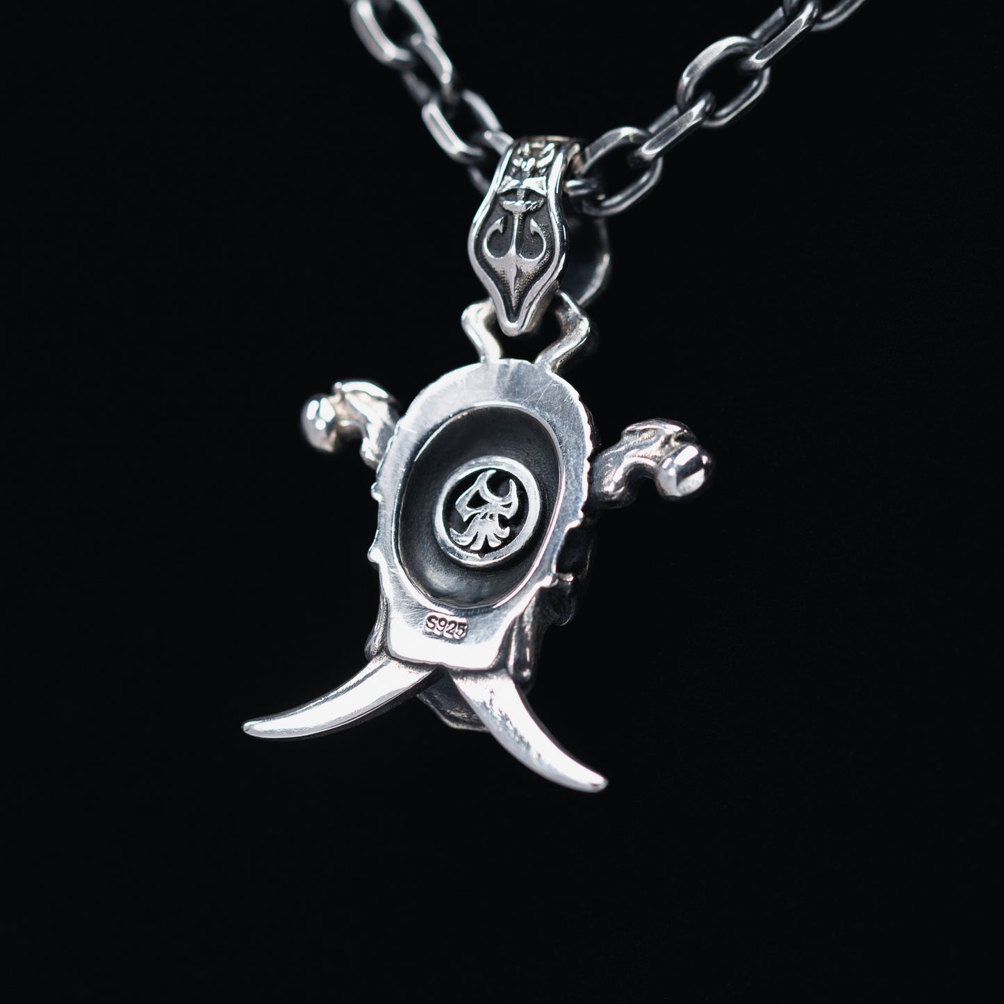 Pirate Skull Pendant Necklace