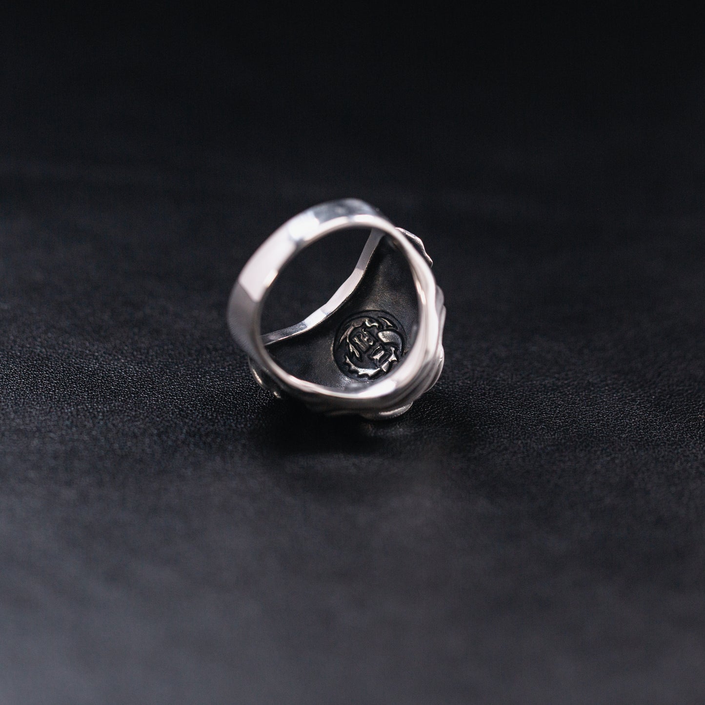 Pug Silver Ring