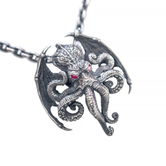 The Myth of Cthulhu Silver Pendant