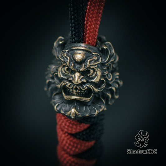 Zhong Kui Demon Queller Paracord Bead