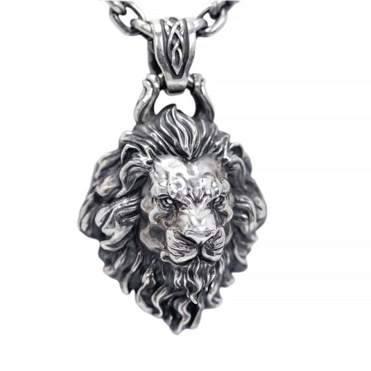 Lion Silver Pendant _ Big