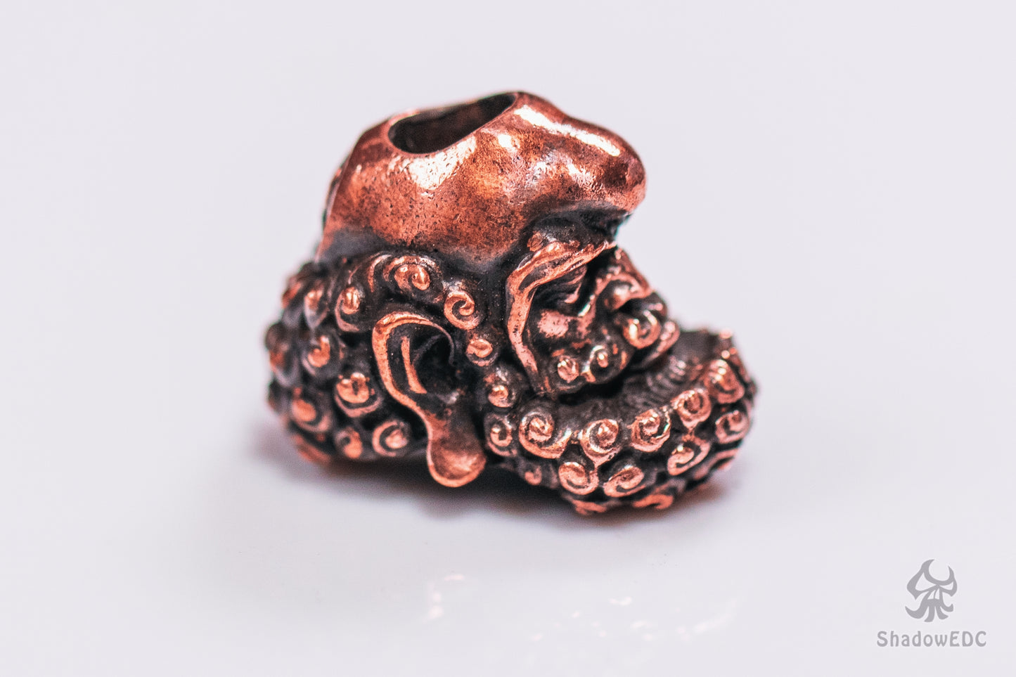 Bodhidharma Daruma Paracord Bead for Knife, lanyard Pendants，custom beads，550 Paracord， Bracelet beads, and EDC Gears, ShadowEDC DIY Outdoor Survival Tool Accessories 