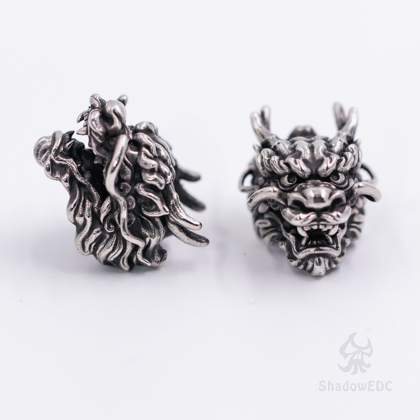 Chinese Dragon Paracord Bead for Knife, lanyard Pendants，custom beads，550 Paracord， Bracelet beads, and EDC Gears, ShadowEDC DIY Outdoor Survival Tool Accessories 
