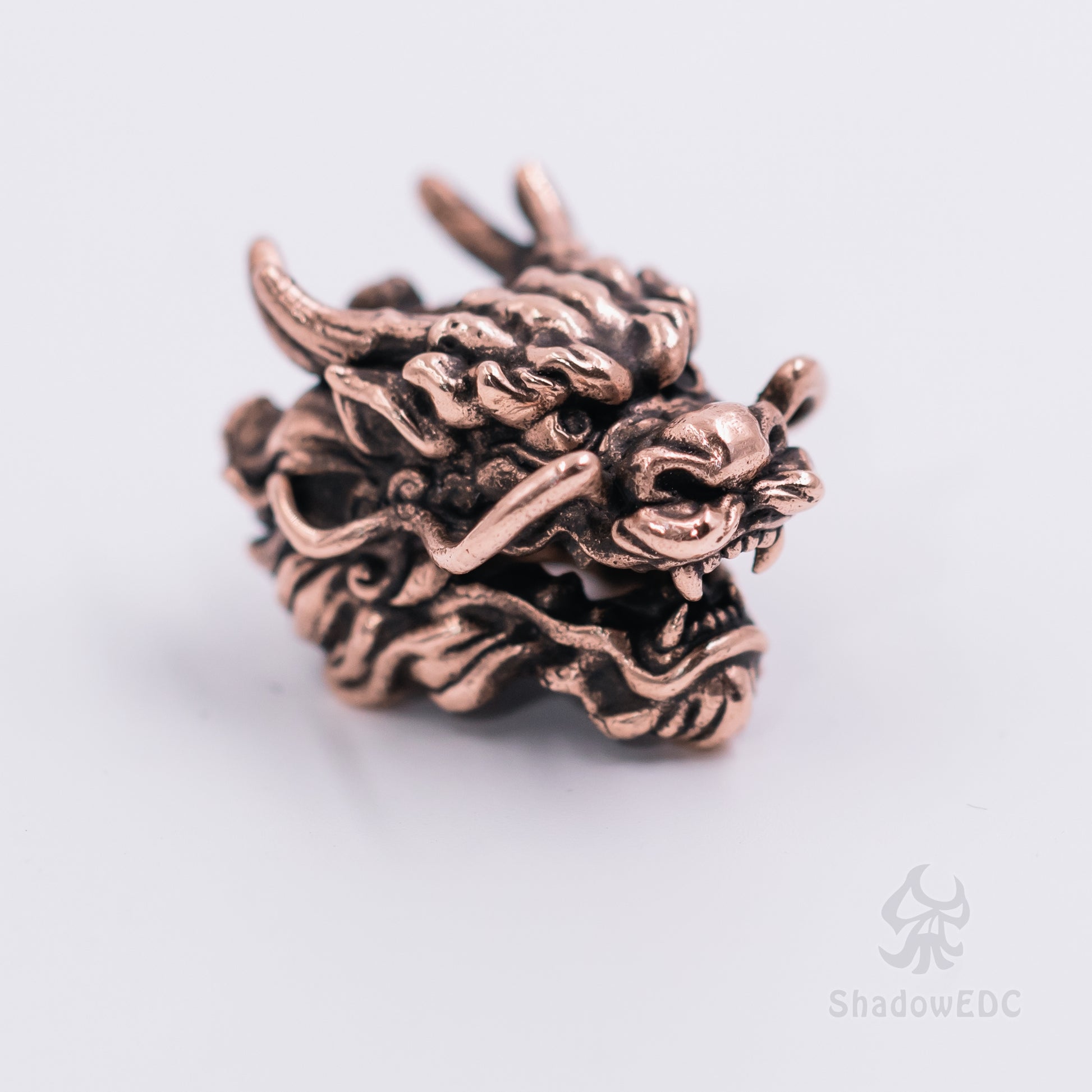 Chinese Dragon Paracord Bead for Knife, lanyard Pendants，custom beads，550 Paracord， Bracelet beads, and EDC Gears, ShadowEDC DIY Outdoor Survival Tool Accessories 
