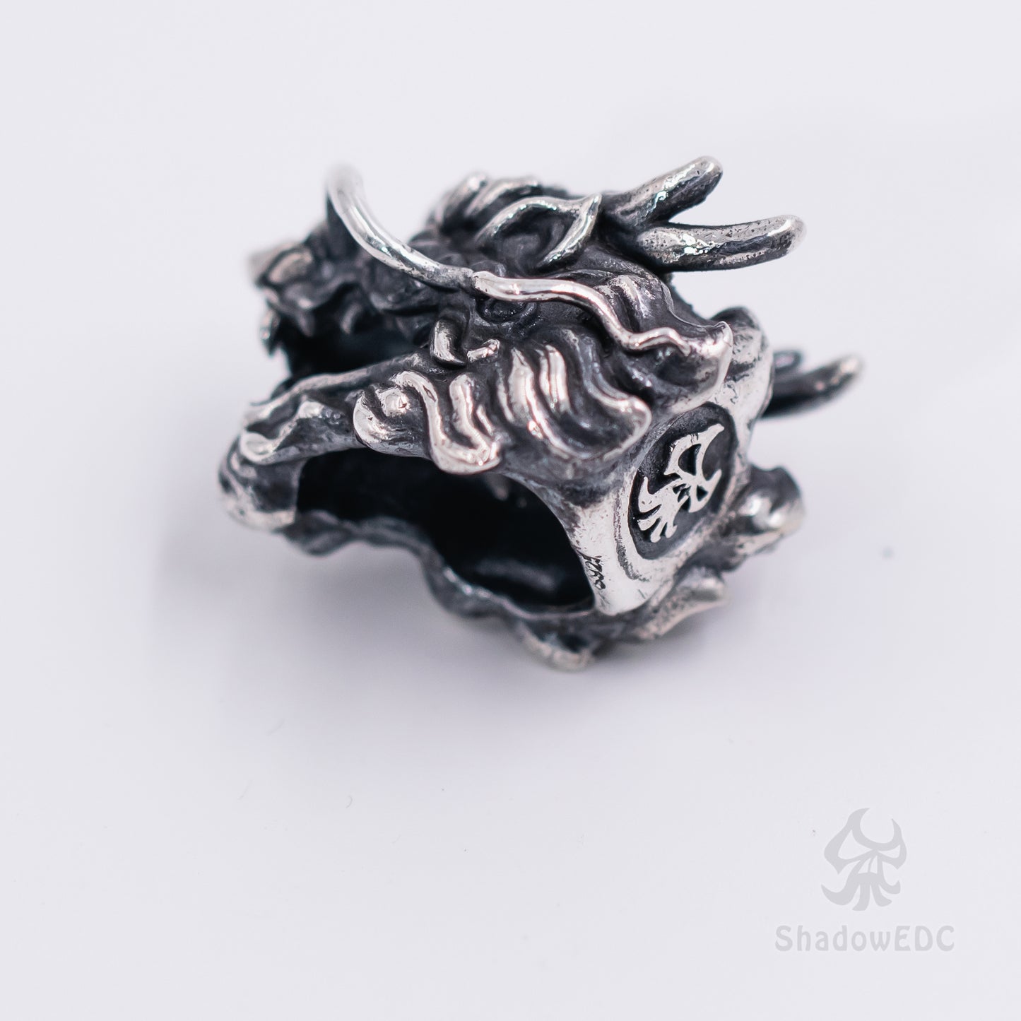 Chinese Dragon Paracord Bead for Knife, lanyard Pendants，custom beads，550 Paracord， Bracelet beads, and EDC Gears, ShadowEDC DIY Outdoor Survival Tool Accessories 
