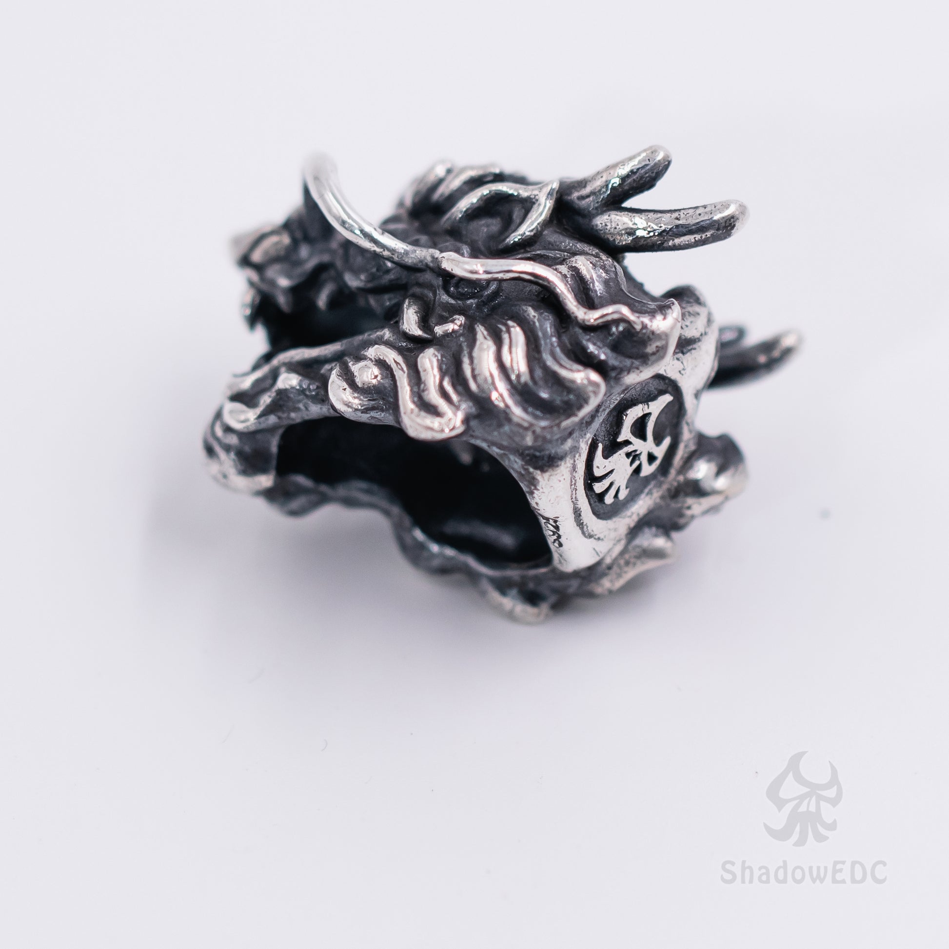 Chinese Dragon Paracord Bead for Knife, lanyard Pendants，custom beads，550 Paracord， Bracelet beads, and EDC Gears, ShadowEDC DIY Outdoor Survival Tool Accessories 