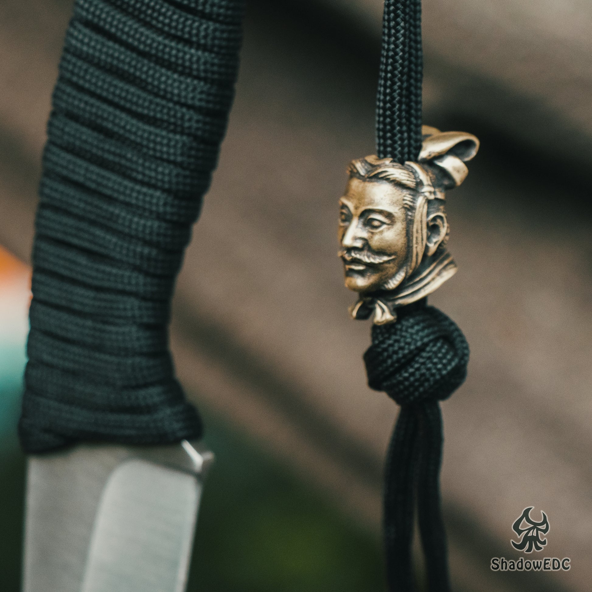 Chinese terracotta army Paracord Bead for Knife, lanyard Pendants，custom beads，550 Paracord， Bracelet beads, and EDC Gears, ShadowEDC DIY Outdoor Survival Tool Accessories