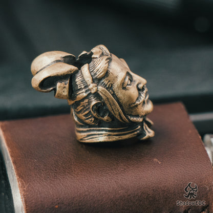 Chinese terracotta army Paracord Bead for Knife, lanyard Pendants，custom beads，550 Paracord， Bracelet beads, and EDC Gears, ShadowEDC DIY Outdoor Survival Tool Accessories 