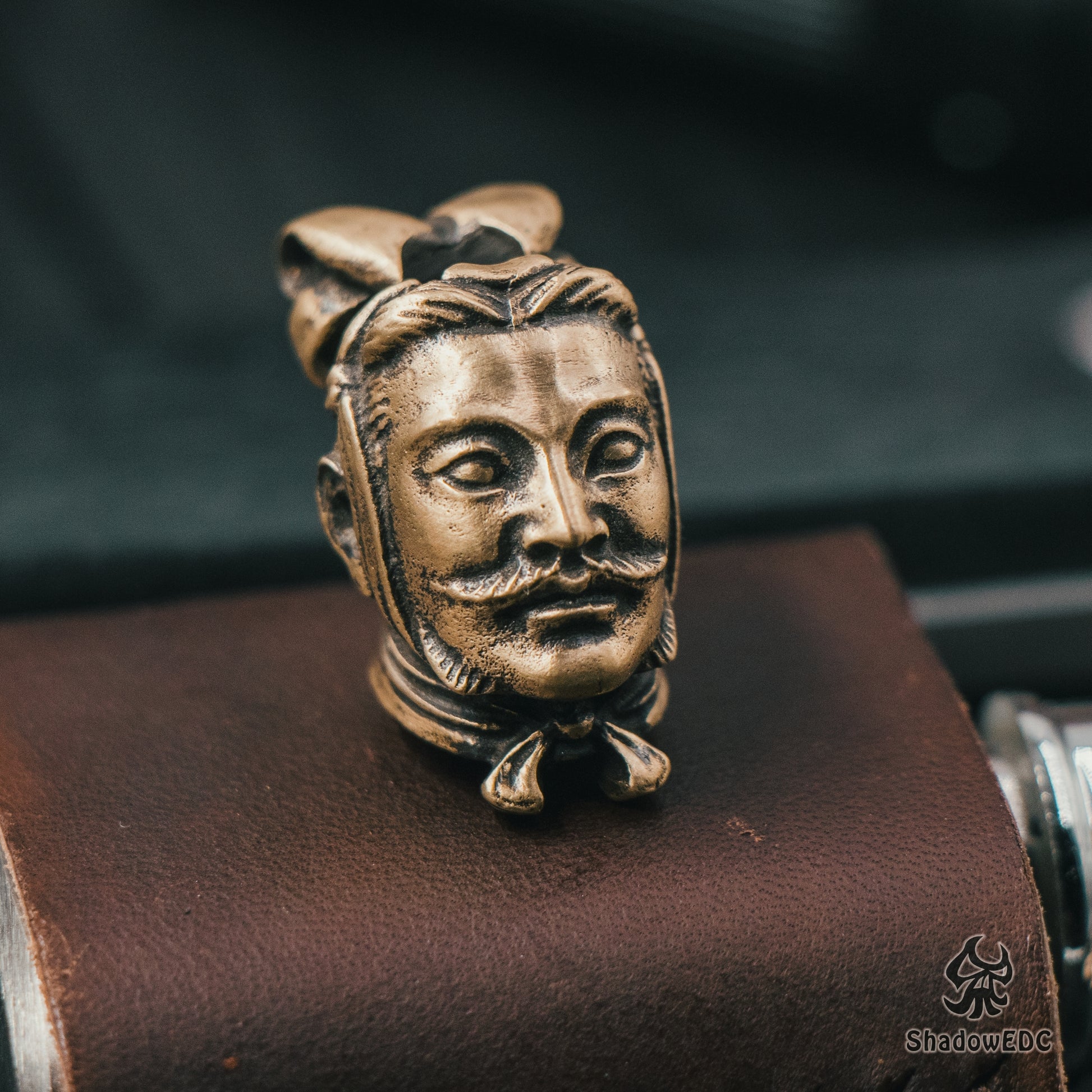 Chinese terracotta army Paracord Bead for Knife, lanyard Pendants，custom beads，550 Paracord， Bracelet beads, and EDC Gears, ShadowEDC DIY Outdoor Survival Tool Accessories 