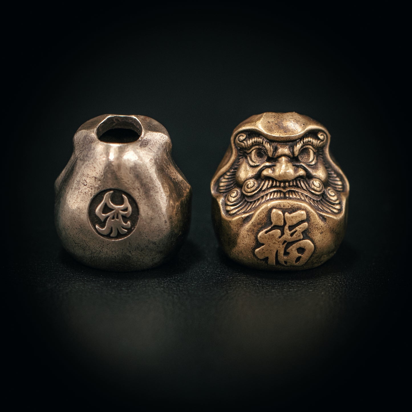Daruma 达摩 だるま Paracord Bead for Knife, lanyard Pendants，custom beads，550 Paracord， Bracelet beads, and EDC Gears, ShadowEDC DIY Outdoor Survival Tool Accessories 