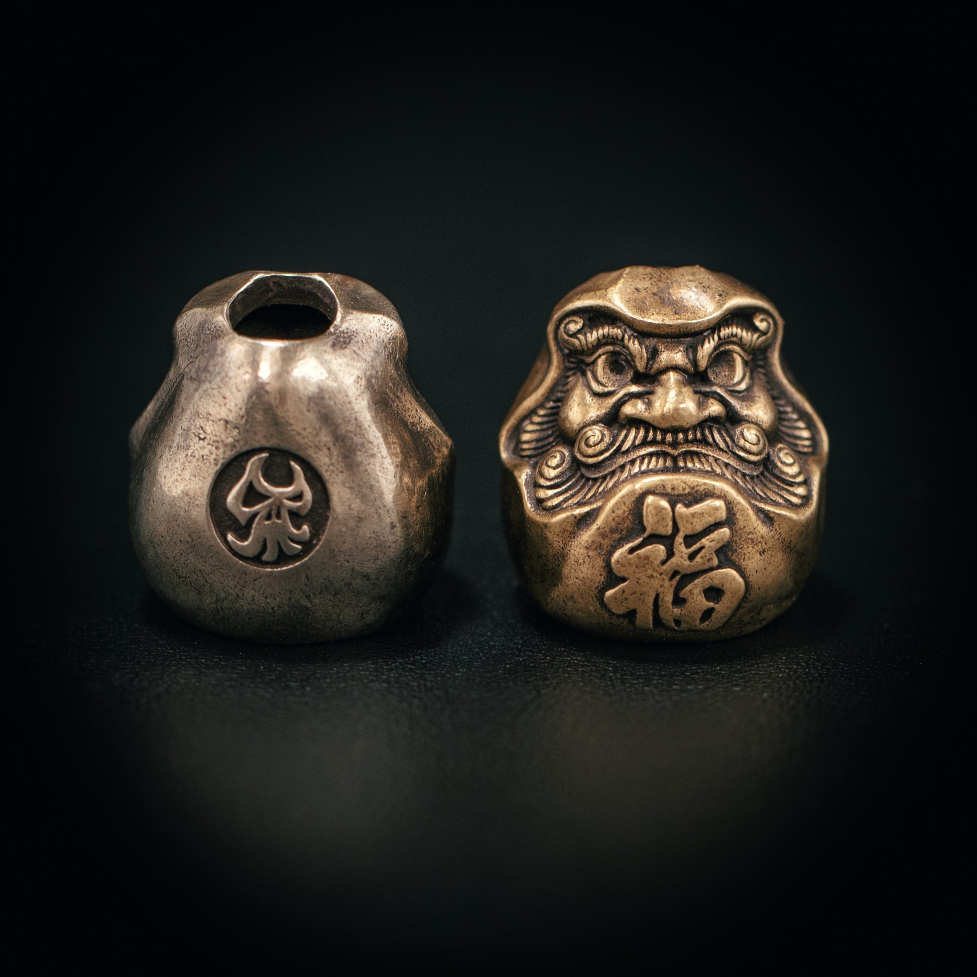 Daruma 达摩 だるま Paracord Bead for Knife, lanyard Pendants，custom beads，550 Paracord， Bracelet beads, and EDC Gears, ShadowEDC DIY Outdoor Survival Tool Accessories 