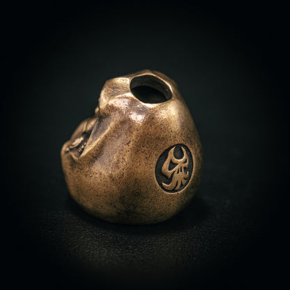 Daruma 达摩 だるま Paracord Bead for Knife, lanyard Pendants，custom beads，550 Paracord， Bracelet beads, and EDC Gears, ShadowEDC DIY Outdoor Survival Tool Accessories 