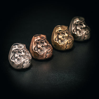 Daruma 达摩 だるま Paracord Bead for Knife, lanyard Pendants，custom beads，550 Paracord， Bracelet beads, and EDC Gears, ShadowEDC DIY Outdoor Survival Tool Accessories 