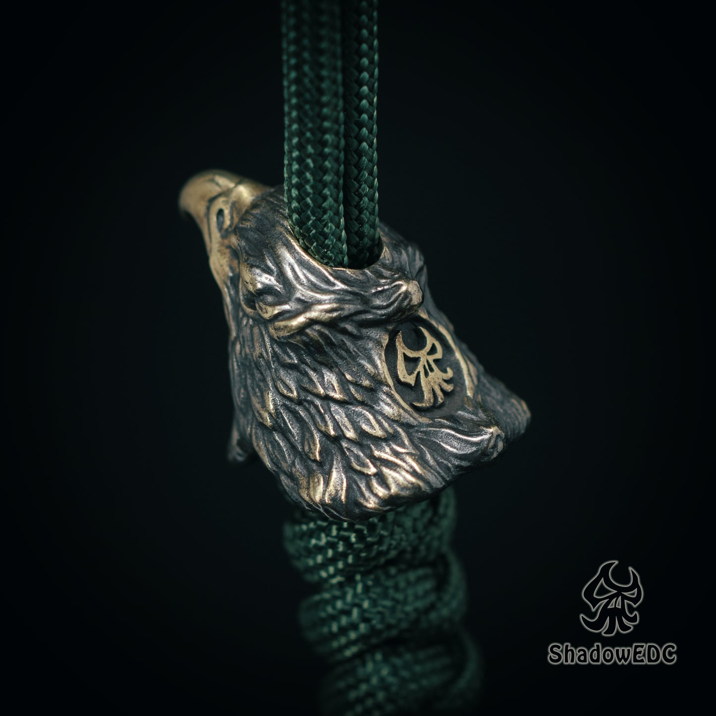 Eagle Paracord Bead for Knife, lanyard Pendants，custom beads，550 Paracord， Bracelet beads, and EDC Gears, ShadowEDC DIY Outdoor Survival Tool Accessories 