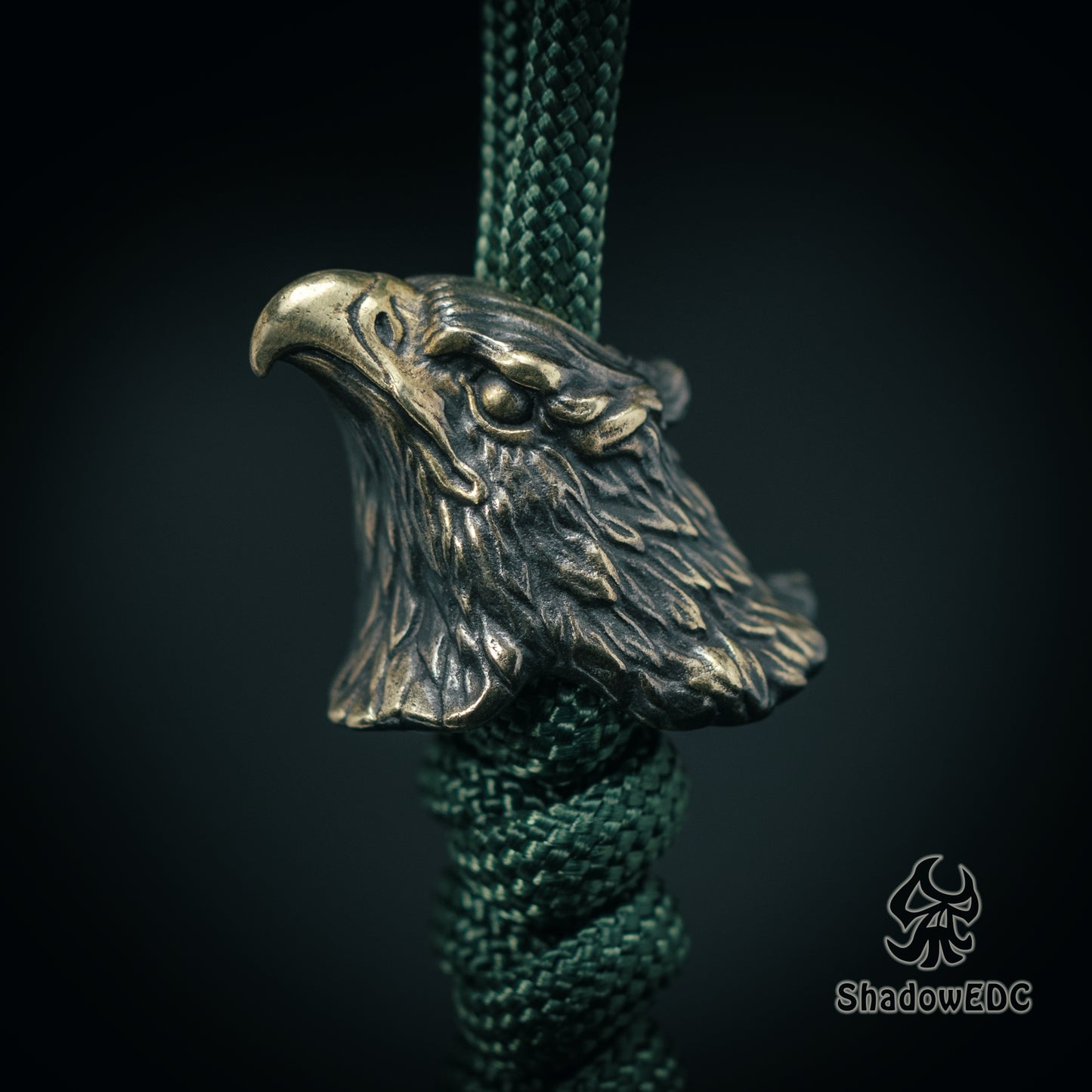 Eagle Paracord Bead for Knife, lanyard Pendants，custom beads，550 Paracord， Bracelet beads, and EDC Gears, ShadowEDC DIY Outdoor Survival Tool Accessories 