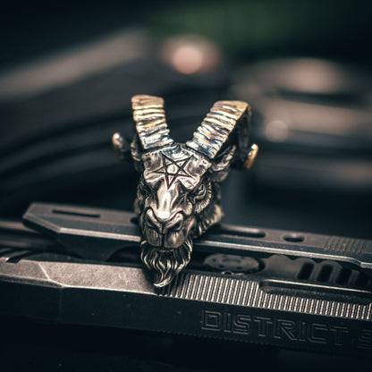 Goat Demon Paracord Bead for Knife, lanyard Pendants，custom beads，550 Paracord， Bracelet beads, and EDC Gears, ShadowEDC DIY Outdoor Survival Tool Accessories 