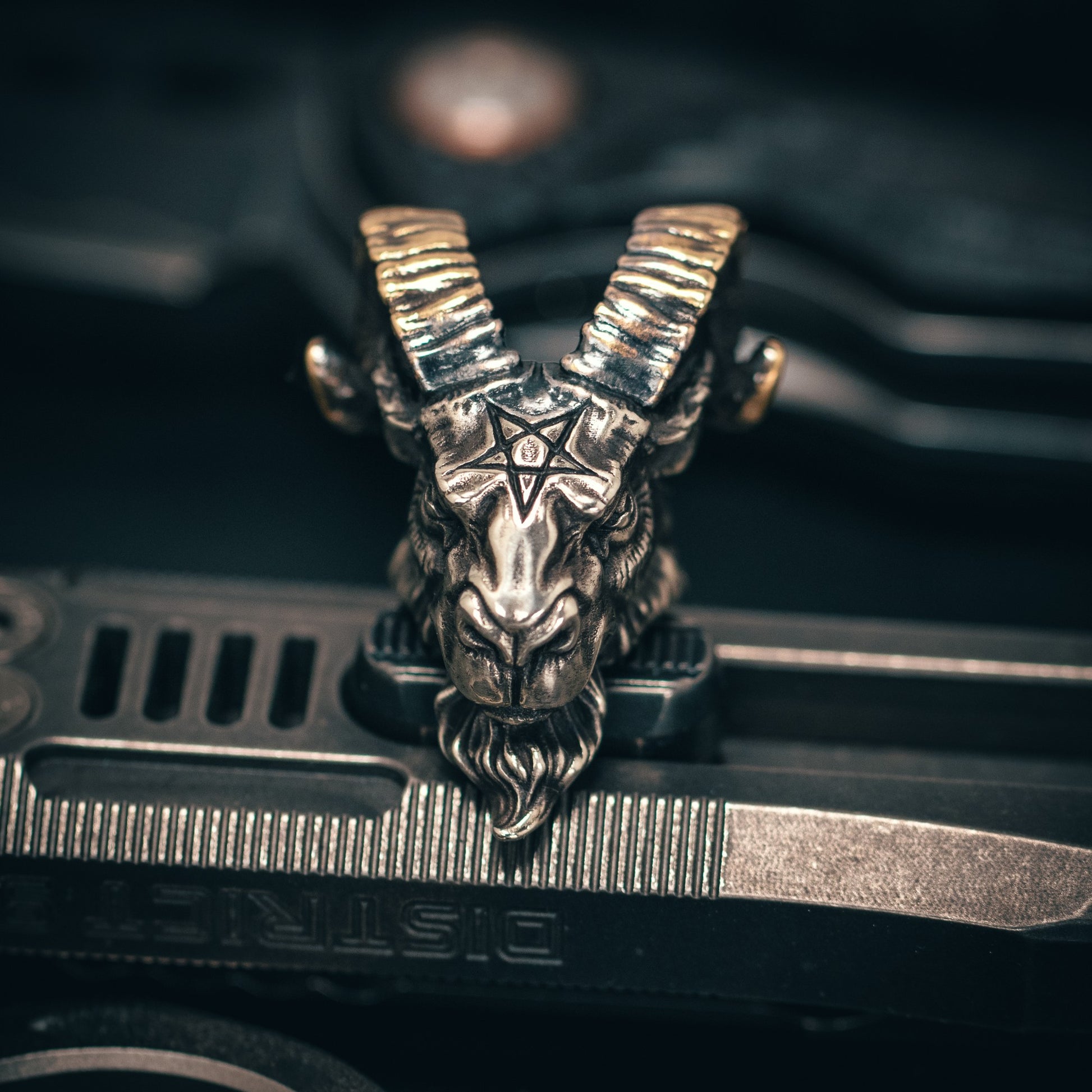 Goat Demon Paracord Bead for Knife, lanyard Pendants，custom beads，550 Paracord， Bracelet beads, and EDC Gears, ShadowEDC DIY Outdoor Survival Tool Accessories 