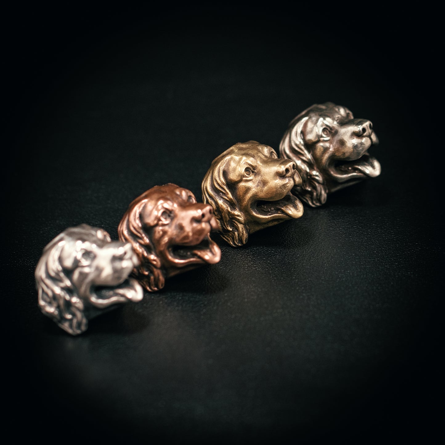 Golden Retriever Dog Paracord Bead for Knife, lanyard Pendants，custom beads，550 Paracord， Bracelet beads, and EDC Gears, ShadowEDC DIY Outdoor Survival Tool Accessories 