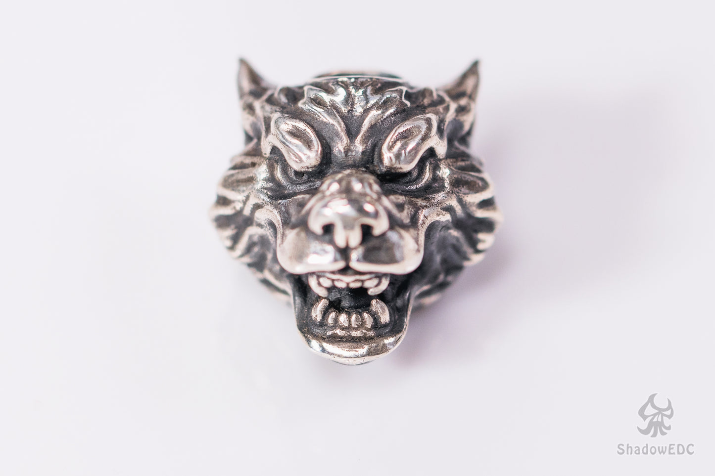 Wolf Head For Knife Paracord Bead