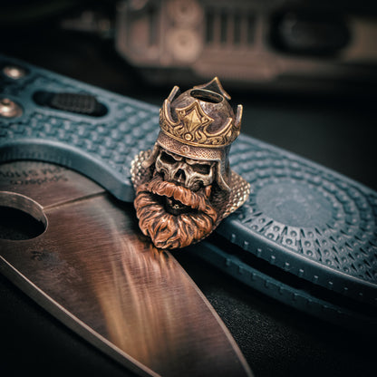 Viking Skeleton King Paracord Bead