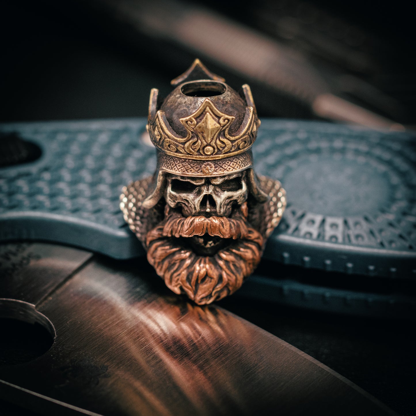 Viking Skeleton King Paracord Bead