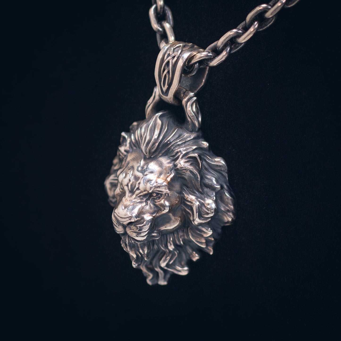 Lion Silver Pendant _ Big