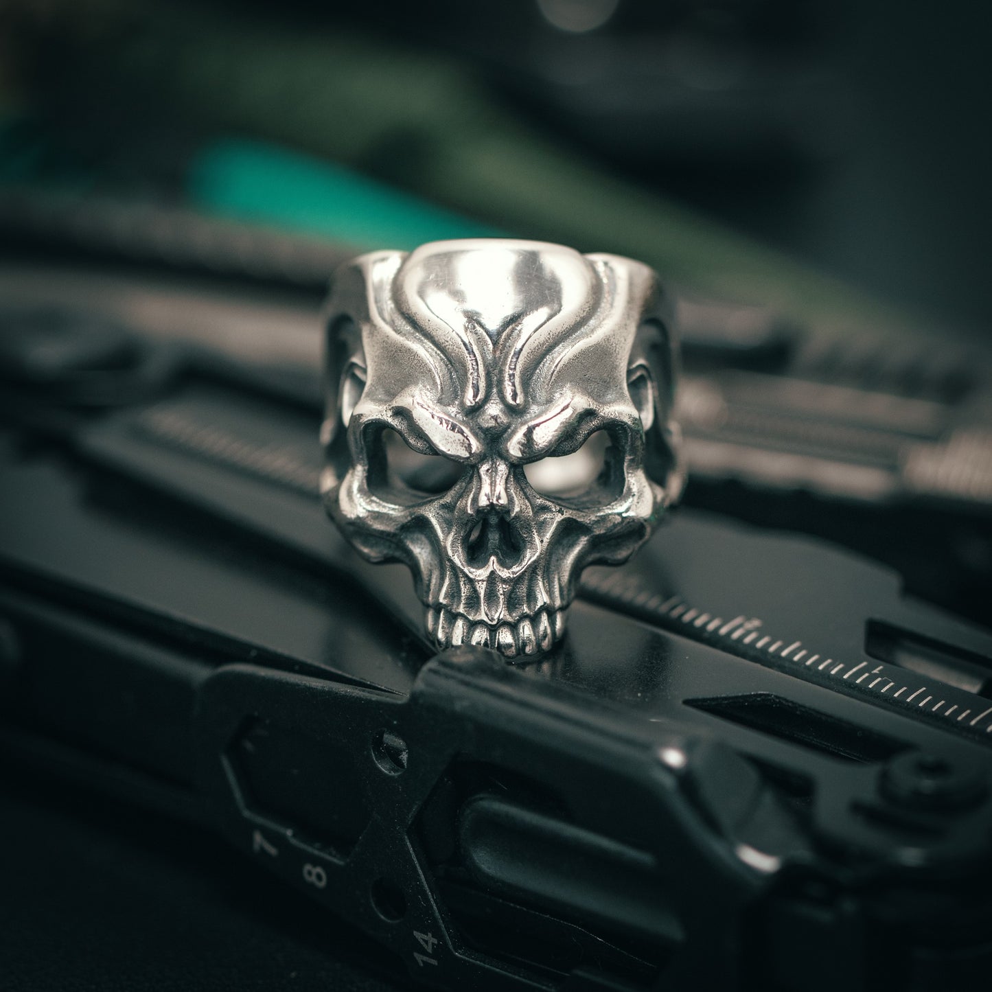 Skull Silver Ring