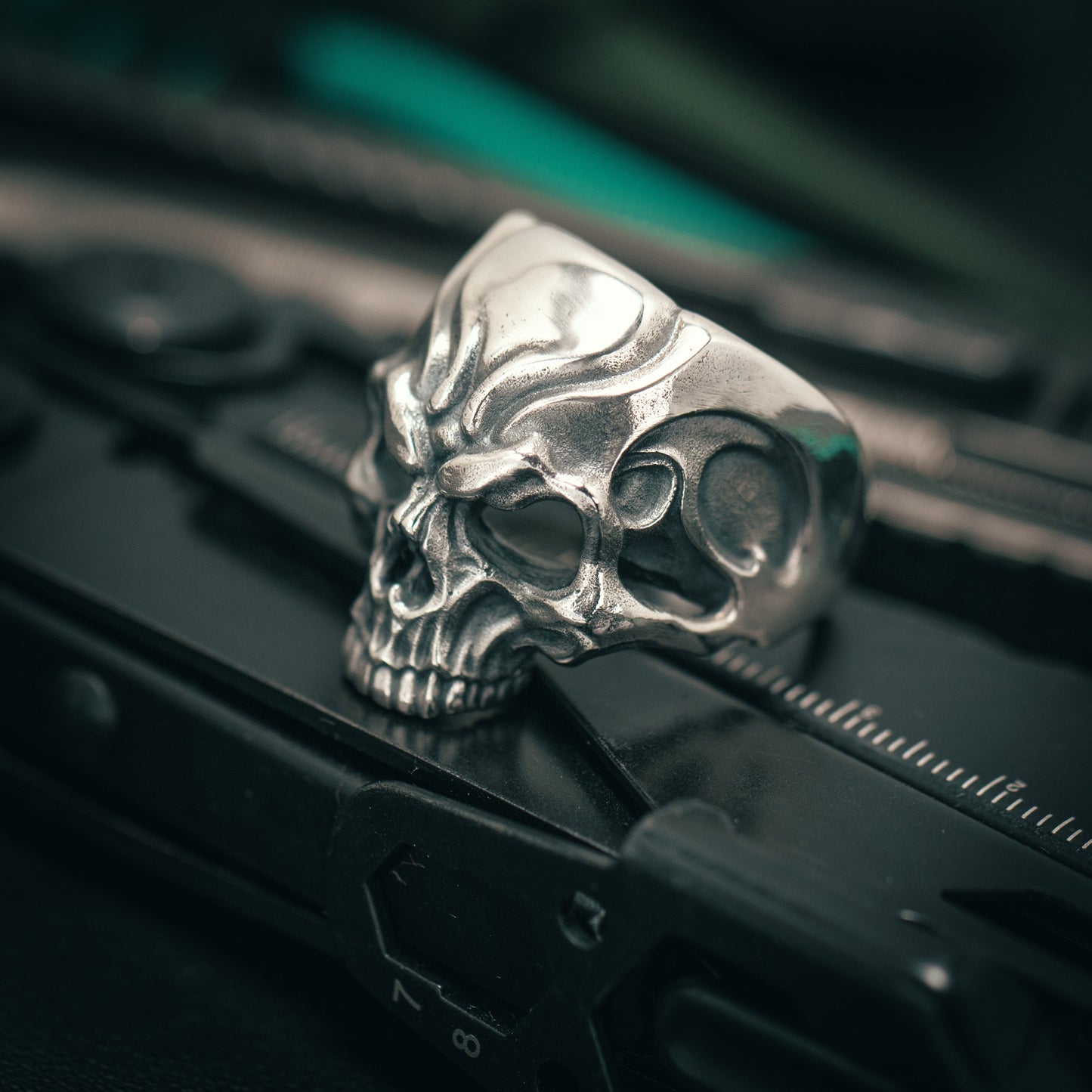 Skull Silver Ring