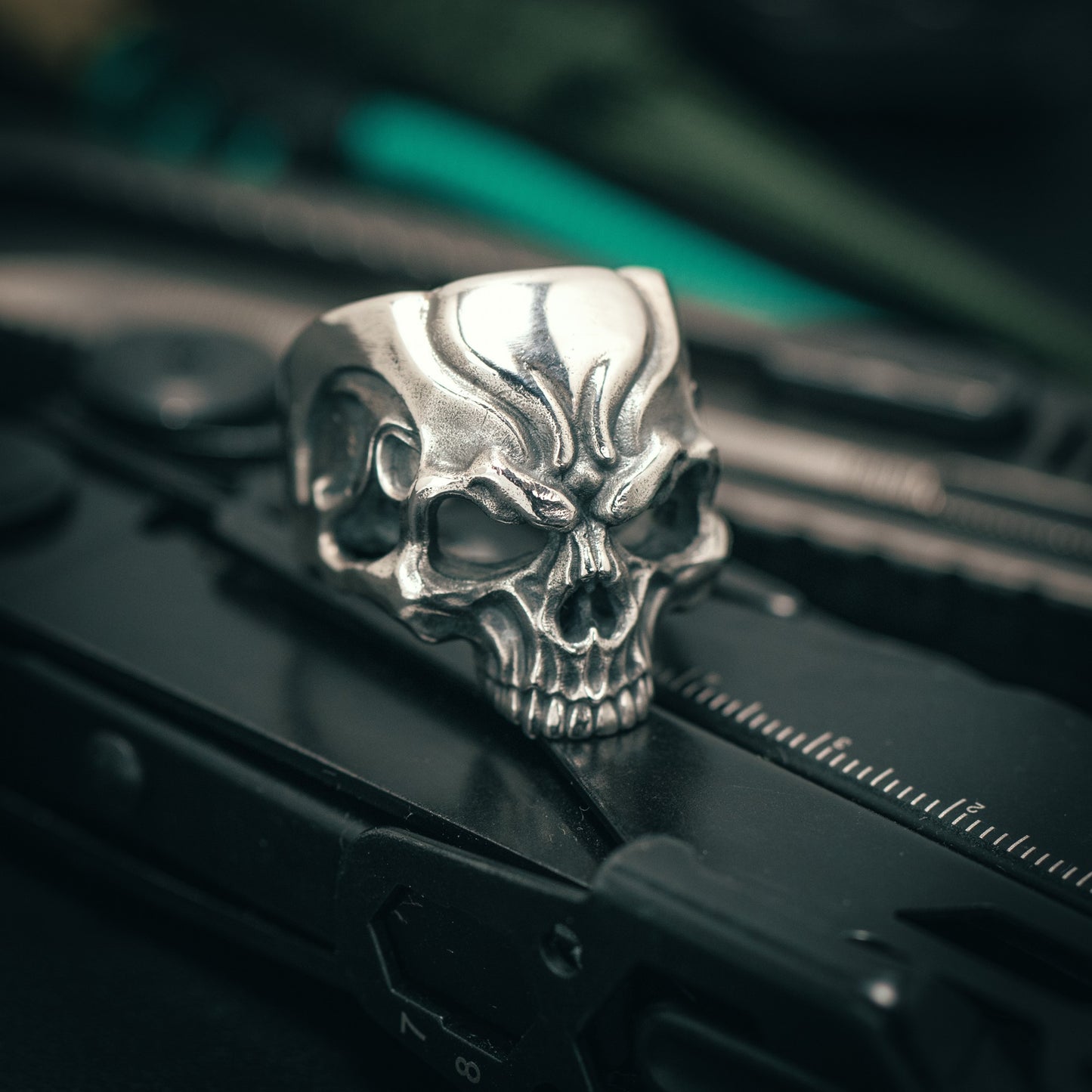 Skull Silver Ring