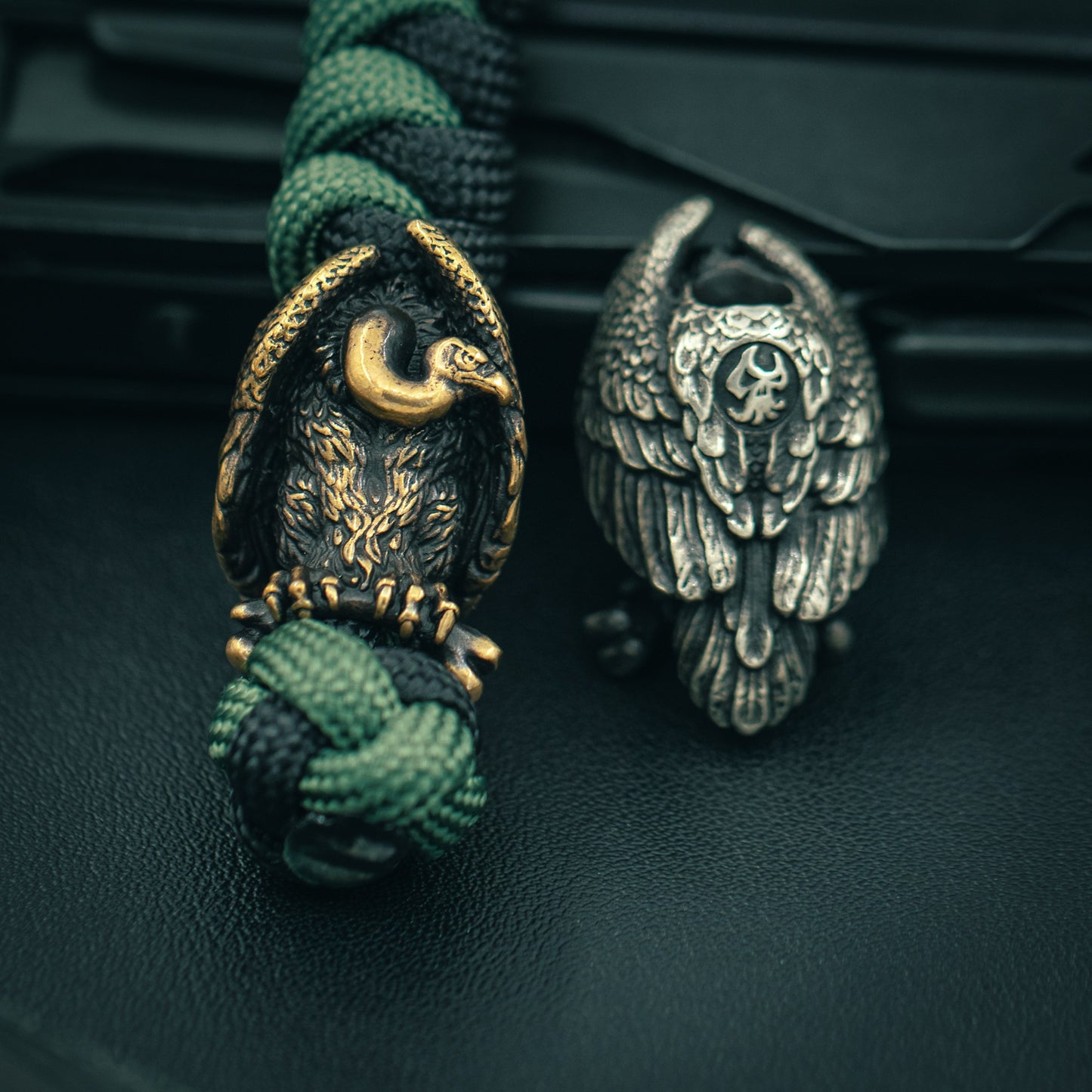 Vulture Paracord Bead