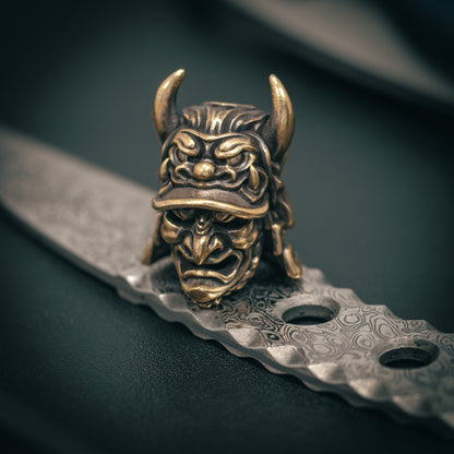 Japanese samurai Paracord Bead for Knife, lanyard Pendants，custom beads，550 Paracord， Bracelet beads, and EDC Gears, ShadowEDC DIY Outdoor Survival Tool Accessories 