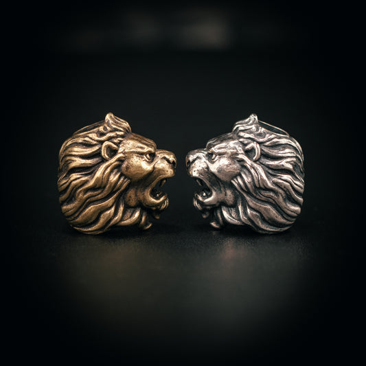 Lion Head Paracord Bead for Knife, lanyard Pendants，custom beads，550 Paracord， Bracelet beads, and EDC Gears, ShadowEDC DIY Outdoor Survival Tool Accessories 