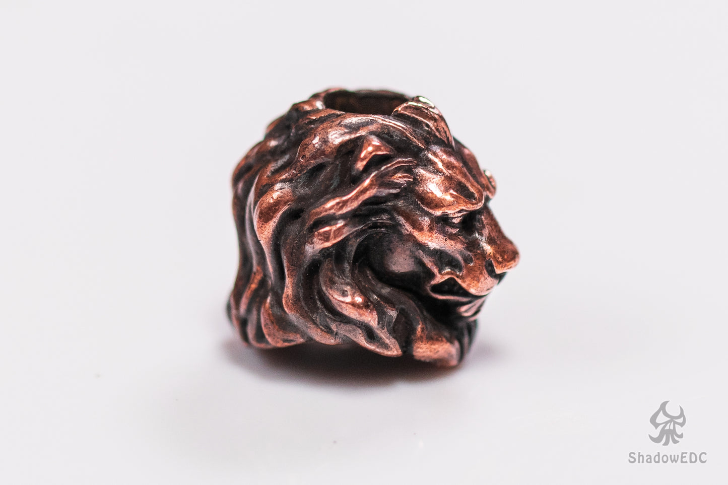 Lion Paracord Bead for Knife, lanyard Pendants，custom beads，550 Paracord， Bracelet beads, and EDC Gears, ShadowEDC DIY Outdoor Survival Tool Accessories 
