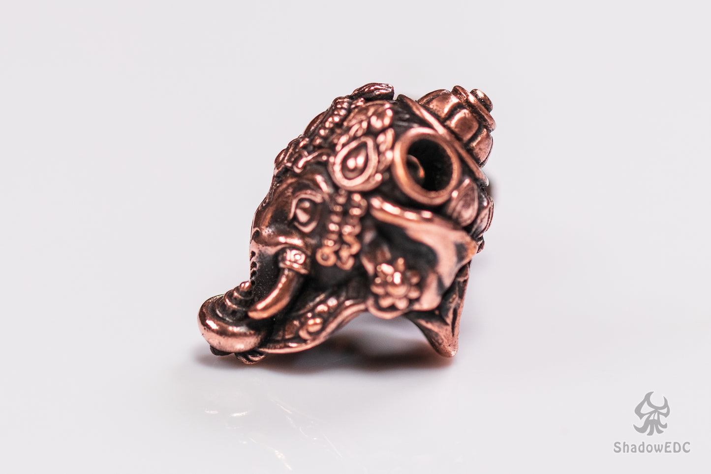Lord Ganesha Elephant god Paracord Bead for Knife, lanyard Pendants，custom beads，550 Paracord， Bracelet beads, and EDC Gears, ShadowEDC DIY Outdoor Survival Tool Accessories 