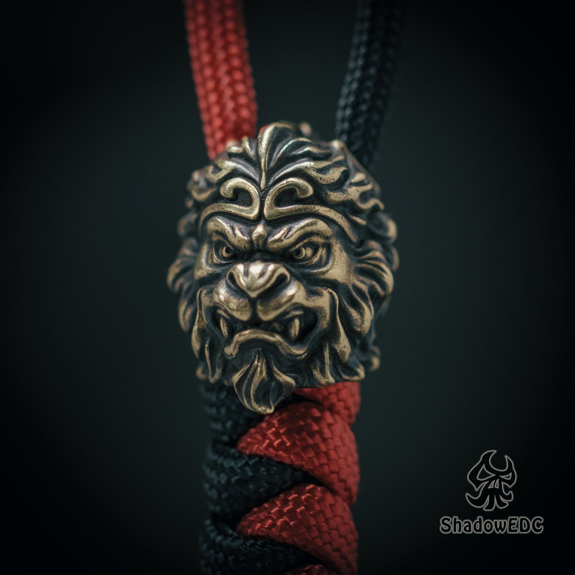 Monkey King Paracord Bead for Knife, lanyard Pendants，custom beads，550 Paracord， Bracelet beads, and EDC Gears, ShadowEDC DIY Outdoor Survival Tool Accessories 