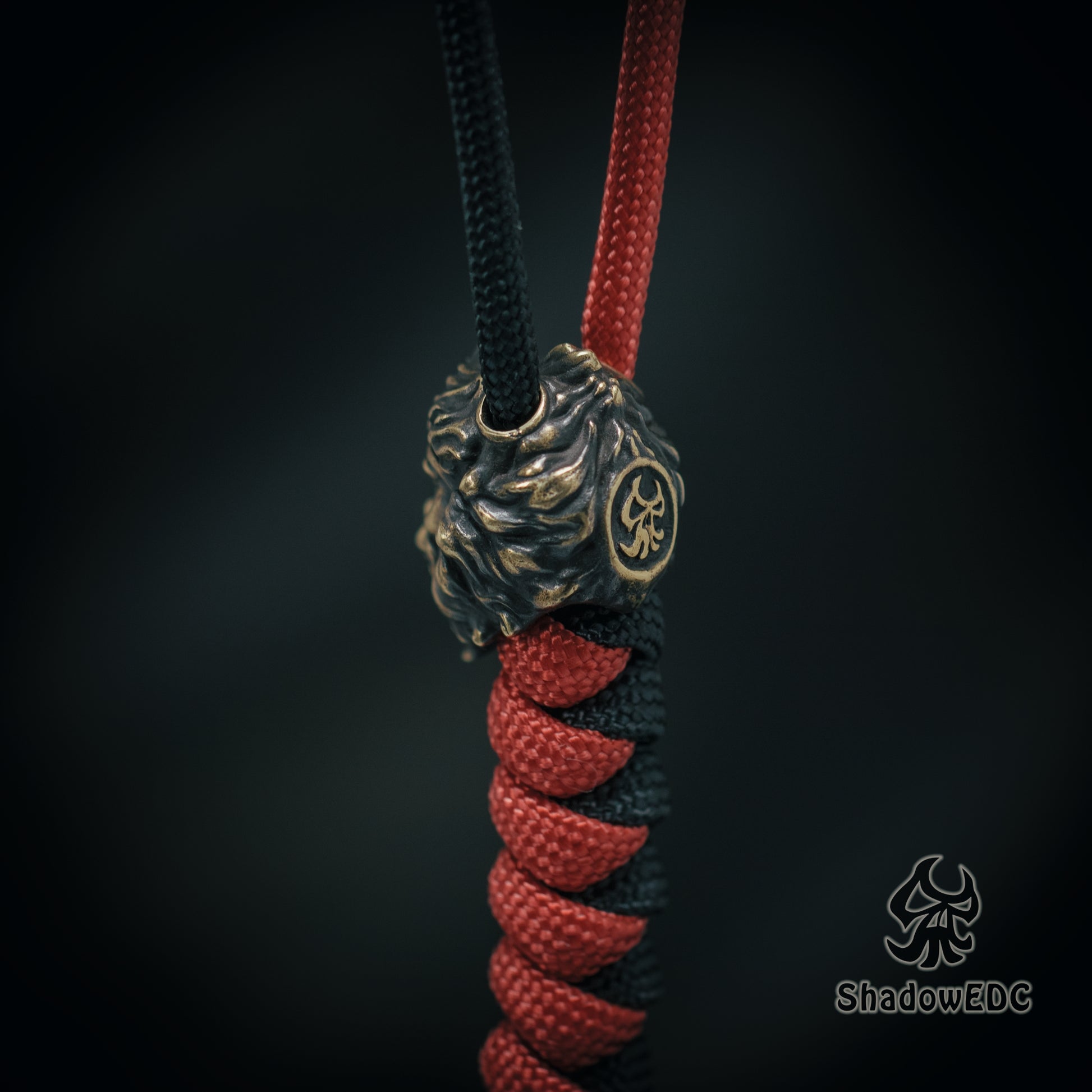 Monkey King Paracord Bead for Knife, lanyard Pendants，custom beads，550 Paracord， Bracelet beads, and EDC Gears, ShadowEDC DIY Outdoor Survival Tool Accessories 