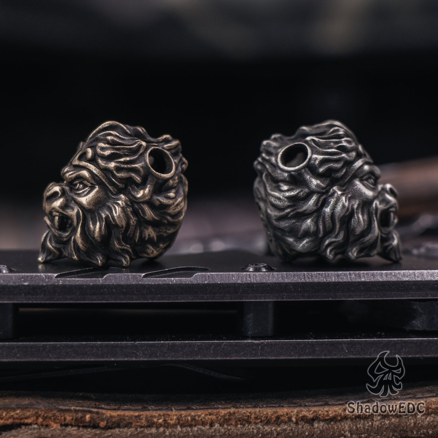Monkey King Paracord Bead for Knife, lanyard Pendants，custom beads，550 Paracord， Bracelet beads, and EDC Gears, ShadowEDC DIY Outdoor Survival Tool Accessories 
