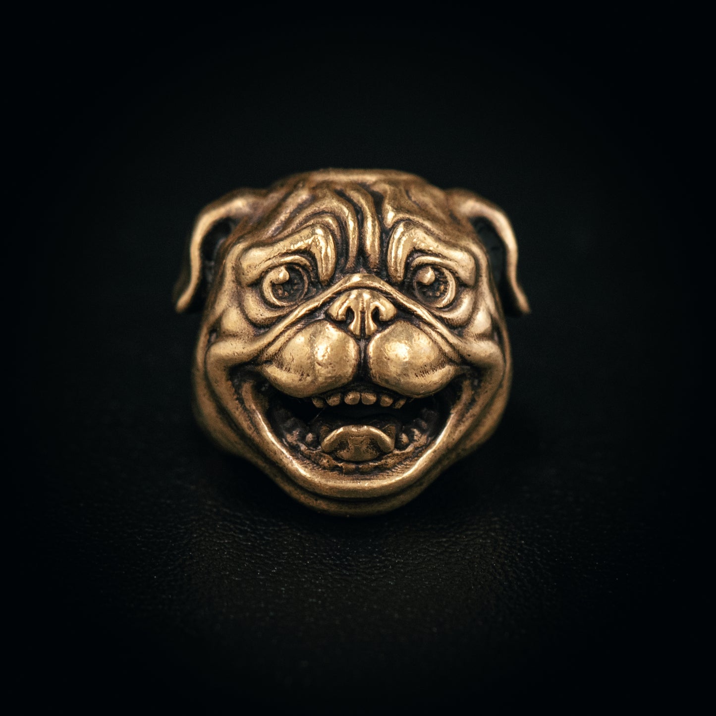 Pug Dog Paracord Bead for Knife, lanyard Pendants，custom beads，550 Paracord， Bracelet beads, and EDC Gears, ShadowEDC DIY Outdoor Survival Tool Accessories