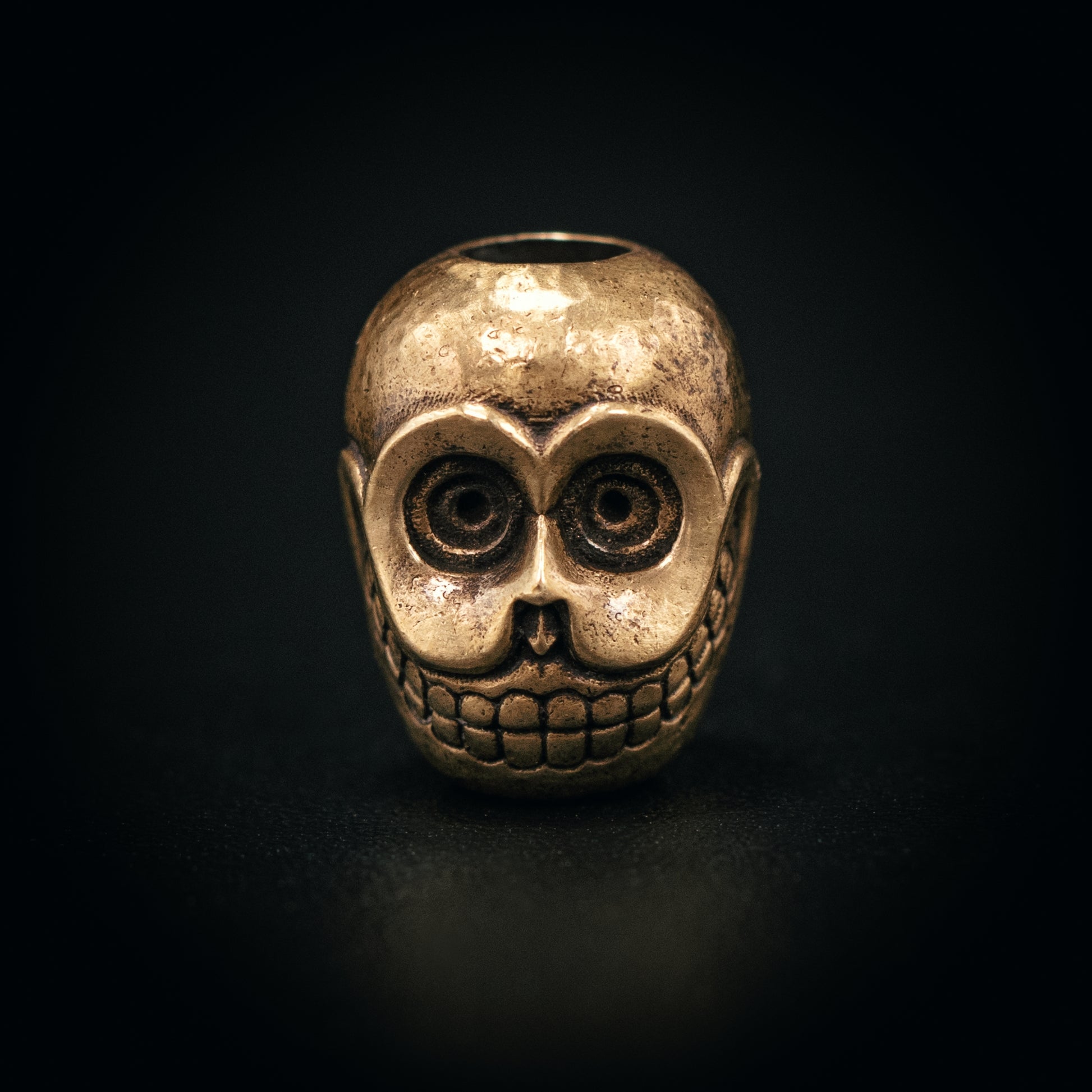 Skull_A Paracord Bead for Knife, lanyard Pendants，custom beads，550 Paracord， Bracelet beads, and EDC Gears, ShadowEDC DIY Outdoor Survival Tool Accessories 