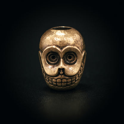 Skull_A Paracord Bead for Knife, lanyard Pendants，custom beads，550 Paracord， Bracelet beads, and EDC Gears, ShadowEDC DIY Outdoor Survival Tool Accessories 