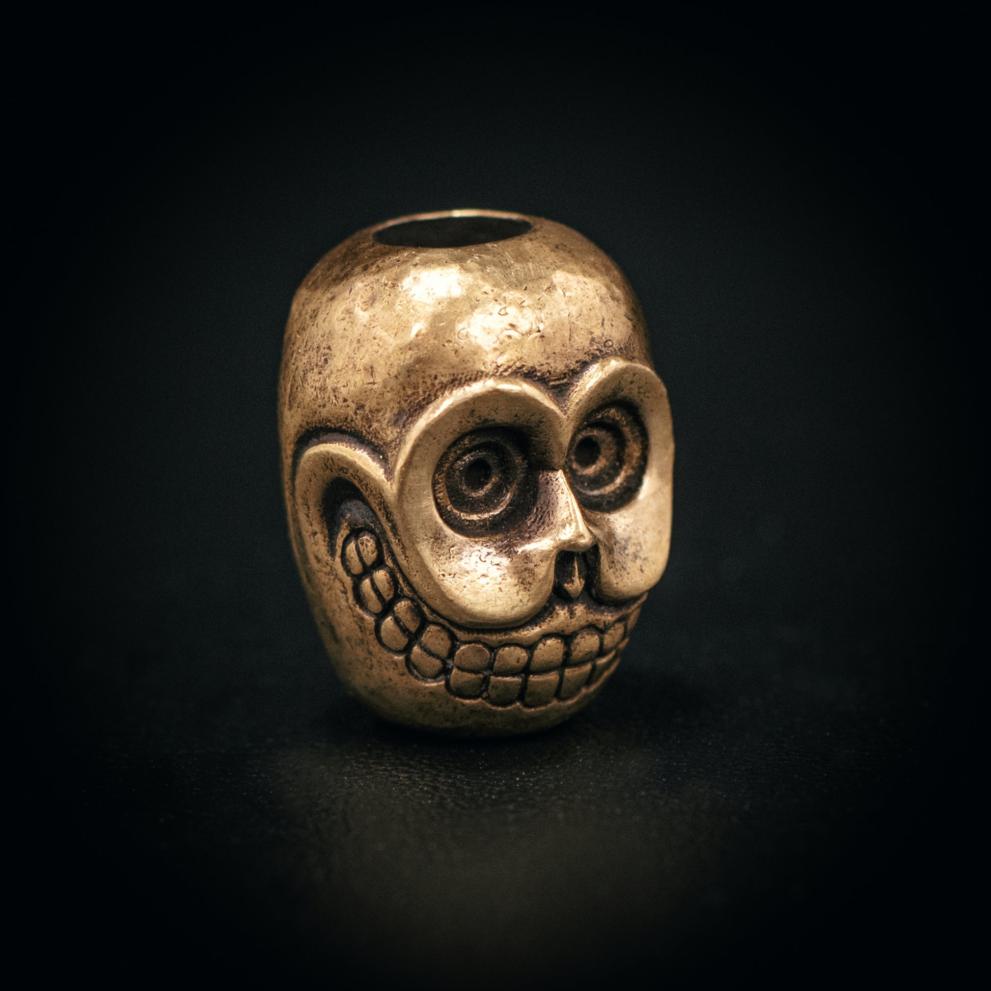 Skull_A Paracord Bead for Knife, lanyard Pendants，custom beads，550 Paracord， Bracelet beads, and EDC Gears, ShadowEDC DIY Outdoor Survival Tool Accessories 