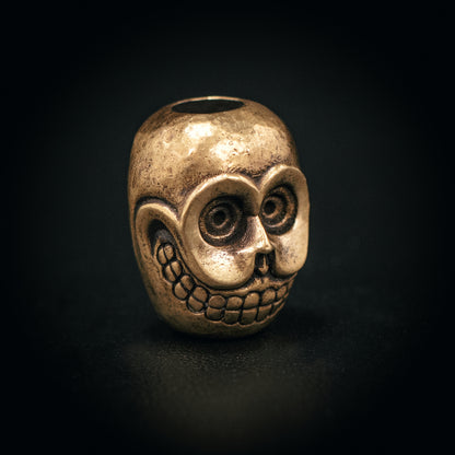 Skull_A Paracord Bead for Knife, lanyard Pendants，custom beads，550 Paracord， Bracelet beads, and EDC Gears, ShadowEDC DIY Outdoor Survival Tool Accessories 